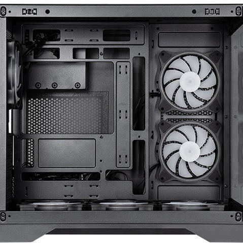 Chieftec Visio GM-30B-TG-OP Gaming Cube Κουτί Υπολογιστή με Πλαϊνό Παράθυρο Μαύρο