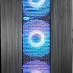 Chieftec Hunter 2 Gaming Midi Tower Κουτί Υπολογιστή με Πλαϊνό Παράθυρο και RGB Φωτισμό Μαύρο