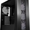Chieftec Hunter 2 Gaming Midi Tower Κουτί Υπολογιστή με Πλαϊνό Παράθυρο και RGB Φωτισμό Μαύρο