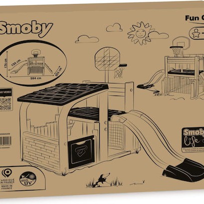 Smoby Παιδότοπος με Μπασκέτα & Επιφάνεια Αναρρίχησης
