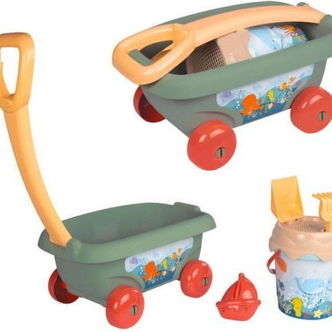 Smoby Σετ Κουβαδάκι Παραλίας με Αξεσουάρ Ροζ