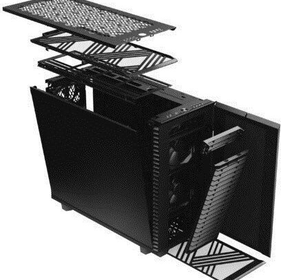 Fractal Design Define 7 Gaming Midi Tower Κουτί Υπολογιστή Μαύρο