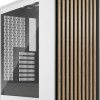 Fractal Design North Gaming Midi Tower Κουτί Υπολογιστή με Πλαϊνό Παράθυρο Chalk White TGC