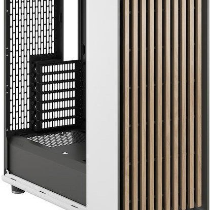 Fractal Design North Gaming Midi Tower Κουτί Υπολογιστή με Πλαϊνό Παράθυρο Chalk White TGC