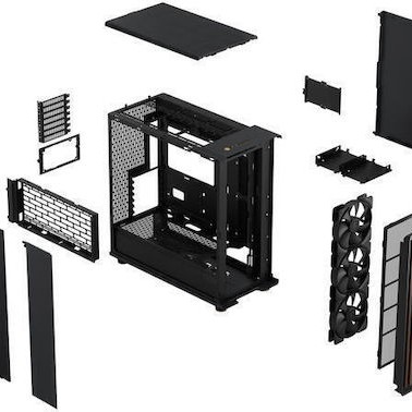 Fractal Design North XL Gaming Full Tower Κουτί Υπολογιστή Charcoal Black