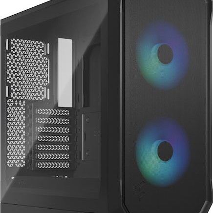 Fractal Design Focus 2 Gaming Midi Tower Κουτί Υπολογιστή με Πλαϊνό Παράθυρο RGB Black