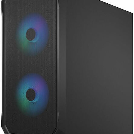 Fractal Design Focus 2 Gaming Midi Tower Κουτί Υπολογιστή με Πλαϊνό Παράθυρο RGB Black