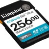Kingston Canvas Go! SDXC 256GB Class 10 U3 V30 UHS-I