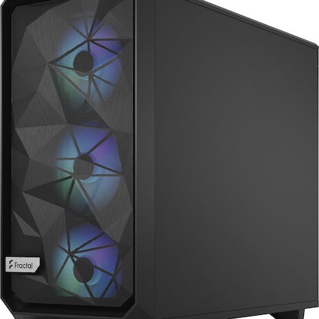 Fractal Design Meshify 2 Lite Midi Tower Κουτί Υπολογιστή με Πλαϊνό Παράθυρο RGB Black TG Light Tint