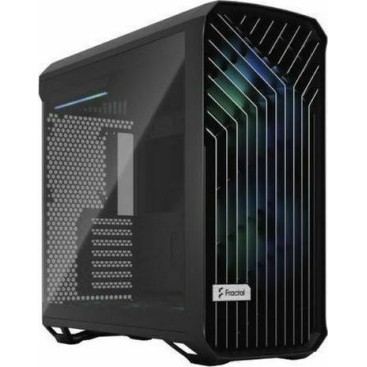 Fractal Design Torrent RGB TG Light Tint Gaming Midi Tower Κουτί Υπολογιστή με Πλαϊνό Παράθυρο Μαύρο