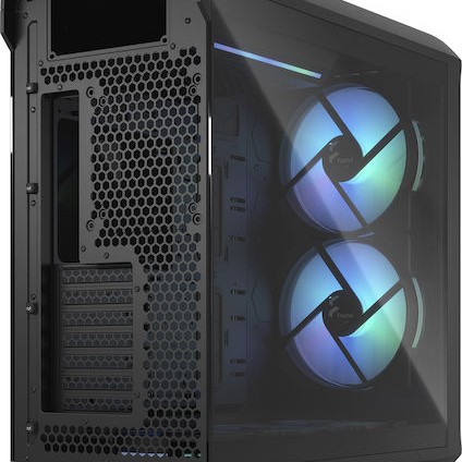 Fractal Design Torrent RGB TG Light Tint Gaming Midi Tower Κουτί Υπολογιστή με Πλαϊνό Παράθυρο Μαύρο