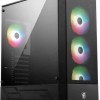MSI MAG Forge 112R Gaming Midi Tower Κουτί Υπολογιστή με Πλαϊνό Παράθυρο και RGB Φωτισμό Μαύρο
