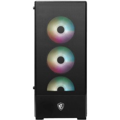 MSI MAG Forge 112R Gaming Midi Tower Κουτί Υπολογιστή με Πλαϊνό Παράθυρο και RGB Φωτισμό Μαύρο