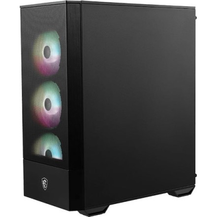 MSI MAG Forge 112R Gaming Midi Tower Κουτί Υπολογιστή με Πλαϊνό Παράθυρο και RGB Φωτισμό Μαύρο