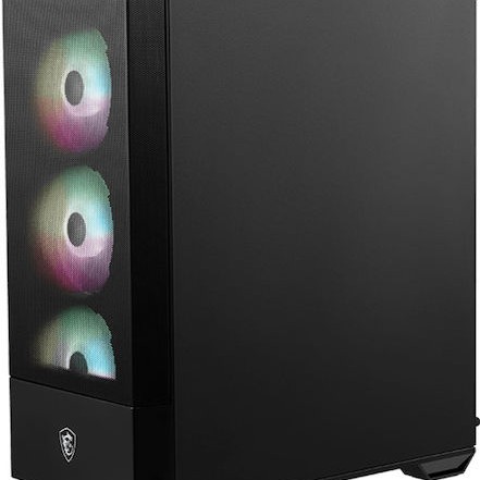 MSI MAG Forge 112R Gaming Midi Tower Κουτί Υπολογιστή με Πλαϊνό Παράθυρο και RGB Φωτισμό Μαύρο