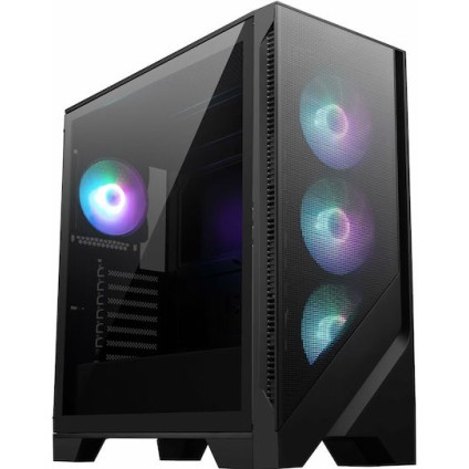 MSI Mag Forge 320R Airflow Gaming Midi Tower Κουτί Υπολογιστή με Πλαϊνό Παράθυρο Μαύρο