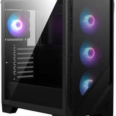 MSI Mag Forge 320R Airflow Gaming Midi Tower Κουτί Υπολογιστή με Πλαϊνό Παράθυρο Μαύρο