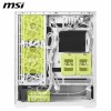 MSI MAG PANO 110R PZ Gaming Midi Tower Κουτί Υπολογιστή με Πλαϊνό Παράθυρο και ARGB Φωτισμό Λευκό