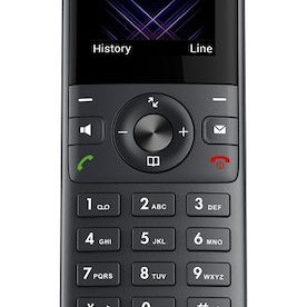 Yealink W73H Ασύρματο Τηλέφωνο IP Μαύρο