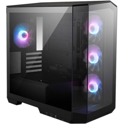 MSI MAG Pano M100R Gaming Micro Tower Κουτί Υπολογιστή με Πλαϊνό Παράθυρο Μαύρο
