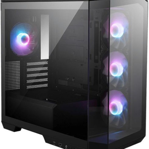 MSI MAG Pano M100R Gaming Micro Tower Κουτί Υπολογιστή με Πλαϊνό Παράθυρο Μαύρο