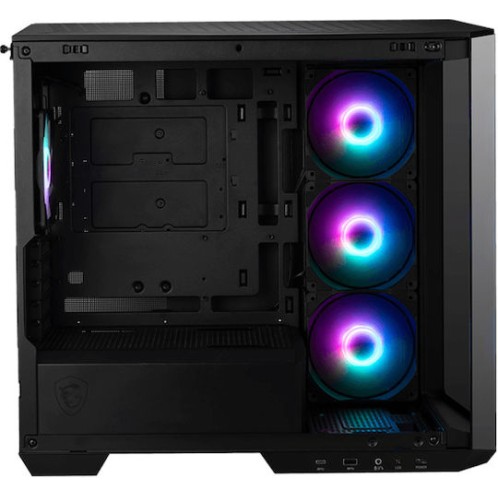 MSI MAG Pano M100R Gaming Micro Tower Κουτί Υπολογιστή με Πλαϊνό Παράθυρο Μαύρο
