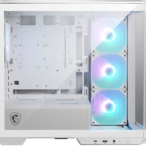 MSI MAG Pano M100R Gaming Micro Tower Κουτί Υπολογιστή με Πλαϊνό Παράθυρο Λευκό