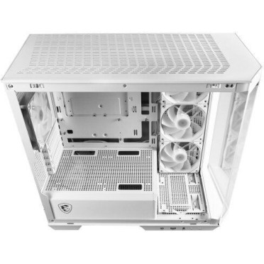 MSI MAG Pano M100R Gaming Micro Tower Κουτί Υπολογιστή με Πλαϊνό Παράθυρο Λευκό