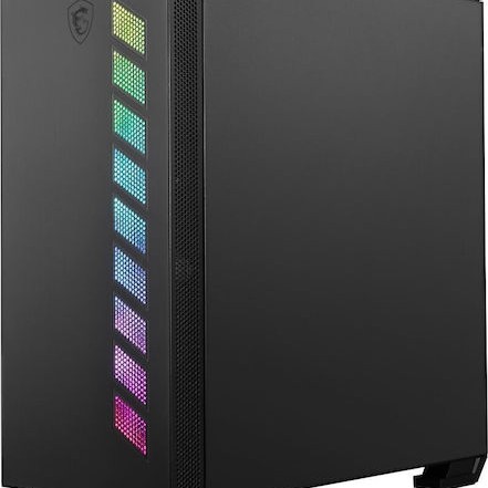 MSI MAG Vampiric 300R Gaming Midi Tower Κουτί Υπολογιστή με Πλαϊνό Παράθυρο και RGB Φωτισμό Μαύρο