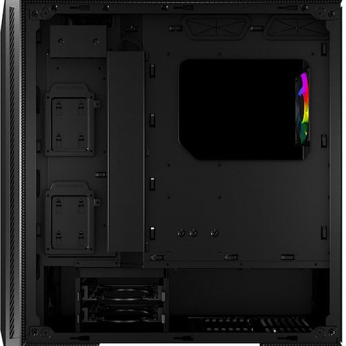 MSI Mpg Gungnir 100 Gaming Midi Tower Κουτί Υπολογιστή με Πλαϊνό Παράθυρο και RGB Φωτισμό Μαύρο