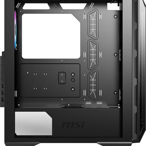 MSI MPG Gungnir 110R Gaming Midi Tower Κουτί Υπολογιστή με Πλαϊνό Παράθυρο και RGB Φωτισμό Μαύρο