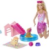 Barbie Pool Party Κουταβακια Κούκλα για 3+ Ετών (Διάφορα Σχέδια) 1τμχ