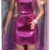 Barbie Κούκλα Fashionistas Deluxe Style #230 με Mίνι Μεταλλικό Ροζ Φόρεμα με Κόψιμο-Καρδιά, Ξανθά Μαλλιά για 3+ Ετών (Διάφορα Σχέδια) 1τμχ