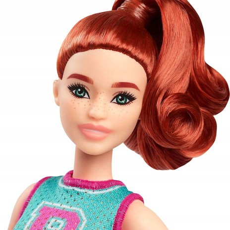 Mattel Barbie Fashionistas #232 Ginger Hair Freckles Doll Hyt90