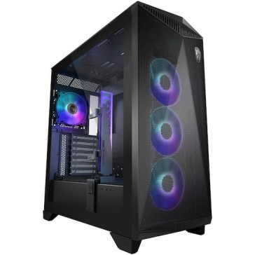 MSI MPG GUNGNIR 300R AIRFLOW Midi Tower Κουτί Υπολογιστή με Πλαϊνό Παράθυρο και RGB Φωτισμό Μαύρο