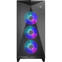 MSI MPG GUNGNIR 300R AIRFLOW Midi Tower Κουτί Υπολογιστή με Πλαϊνό Παράθυρο και RGB Φωτισμό Μαύρο