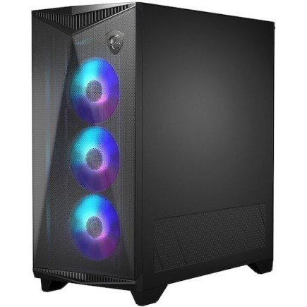 MSI MPG GUNGNIR 300R AIRFLOW Midi Tower Κουτί Υπολογιστή με Πλαϊνό Παράθυρο και RGB Φωτισμό Μαύρο