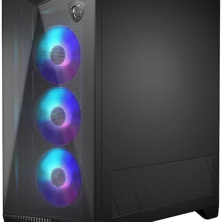 MSI MPG GUNGNIR 300R AIRFLOW Midi Tower Κουτί Υπολογιστή με Πλαϊνό Παράθυρο και RGB Φωτισμό Μαύρο