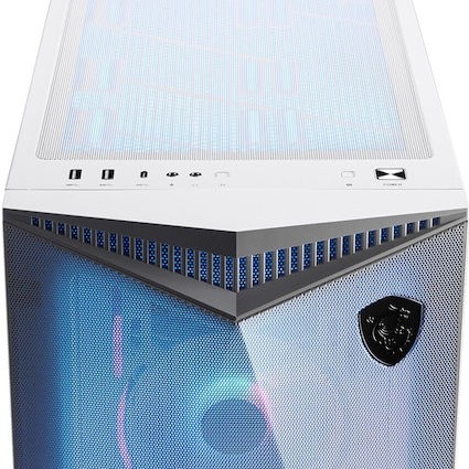 MSI MPG GUNGNIR 300R AIRFLOW Gaming Midi Tower Κουτί Υπολογιστή με Πλαϊνό Παράθυρο και RGB Φωτισμό Λευκό