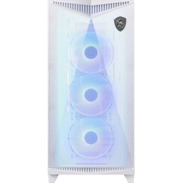 MSI MPG GUNGNIR 300R AIRFLOW Gaming Midi Tower Κουτί Υπολογιστή με Πλαϊνό Παράθυρο και RGB Φωτισμό Λευκό