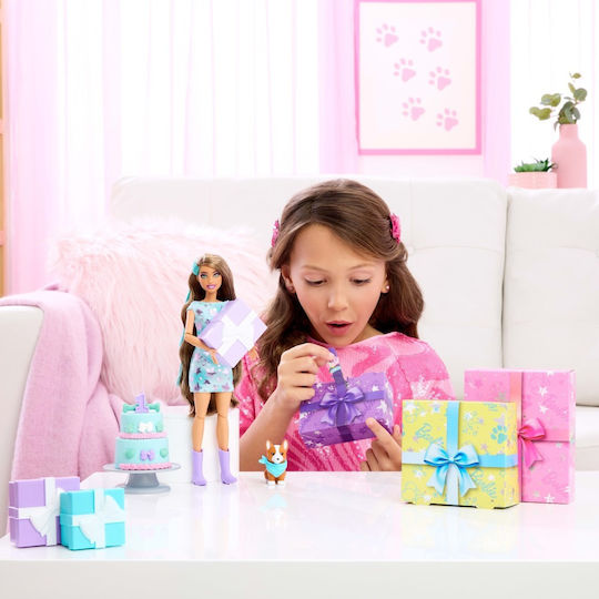 Barbie Party Unboxed Κούκλα για 3+ Ετών