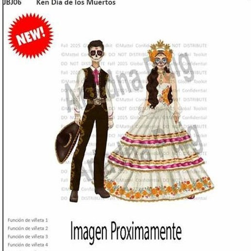 Barbie Dia De Los Muertos Συλλεκτική Κούκλα