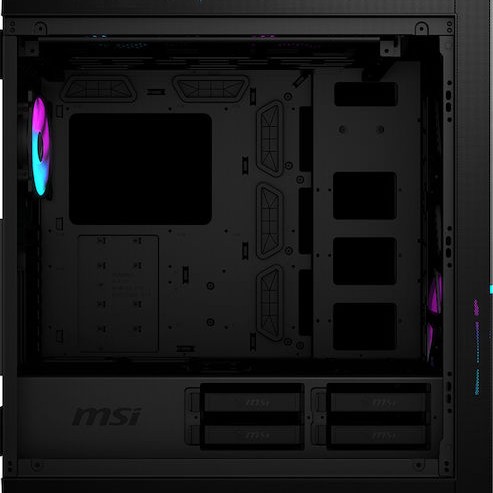 MSI MPG Sekira 500X Gaming Midi Tower Κουτί Υπολογιστή με Πλαϊνό Παράθυρο και RGB Φωτισμό Μαύρο