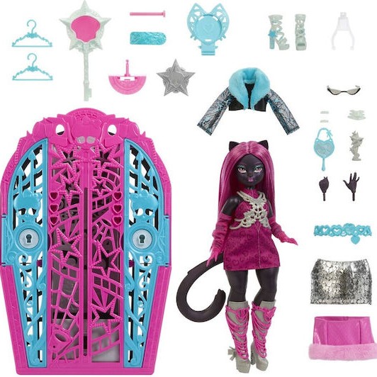 Mattel Secrets Series 6 Catty Noir Σετ Κούκλας