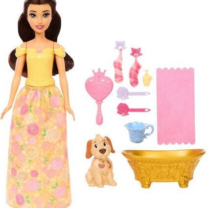 Mattel Πεντάμορφη Και Ζωάκι Κούκλα για 3+ Ετών 29.5εκ.