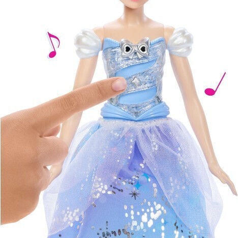 Mattel Σταχτοπούτα Με Μαγικό Ραβδί Κούκλα για 3+ Ετών 25.58εκ. (Διάφορα Σχέδια) 1τμχ