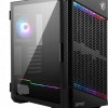 MSI MPG Velox 100P Airflow Gaming Midi Tower Κουτί Υπολογιστή με Πλαϊνό Παράθυρο και RGB Φωτισμό Μαύρο