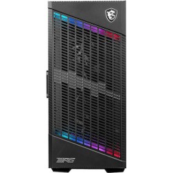 MSI MPG Velox 100P Airflow Gaming Midi Tower Κουτί Υπολογιστή με Πλαϊνό Παράθυρο και RGB Φωτισμό Μαύρο