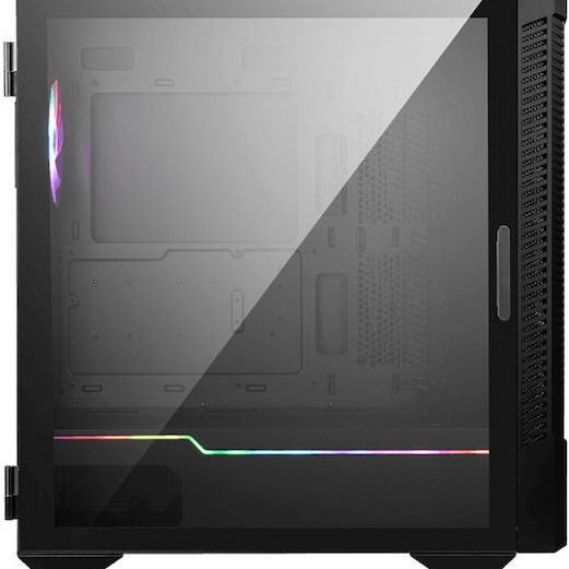 MSI MPG Velox 100P Airflow Gaming Midi Tower Κουτί Υπολογιστή με Πλαϊνό Παράθυρο και RGB Φωτισμό Μαύρο