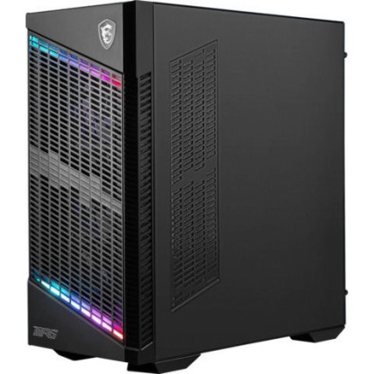 MSI MPG Velox 100P Airflow Gaming Midi Tower Κουτί Υπολογιστή με Πλαϊνό Παράθυρο και RGB Φωτισμό Μαύρο